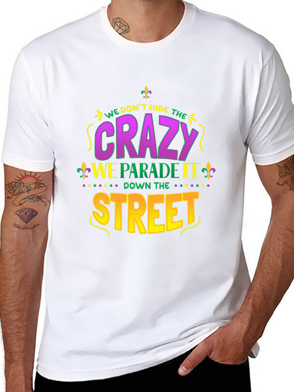 Mardi Gras Crazy Parade T-Shirt
