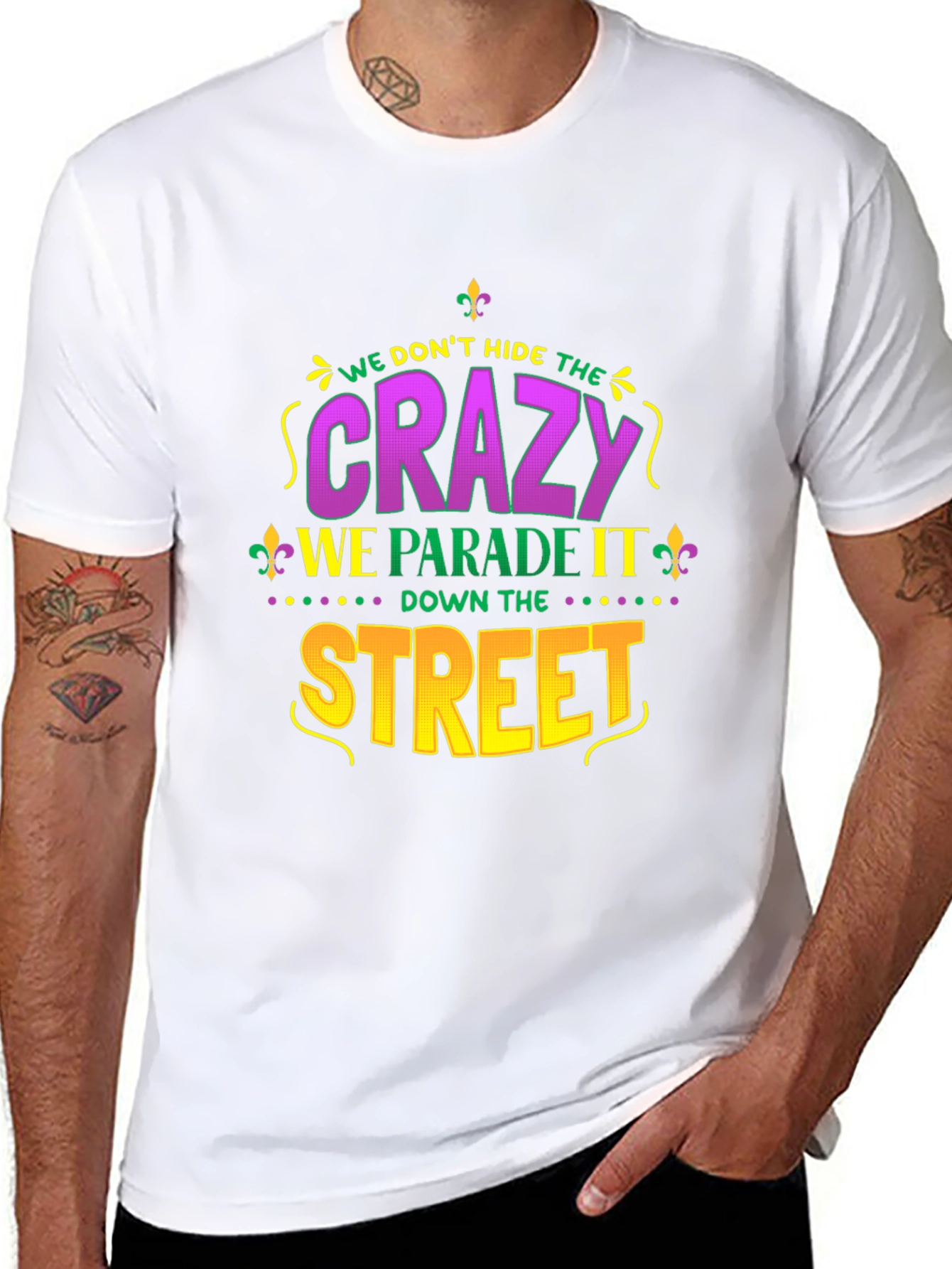 Mardi Gras Crazy Parade T-Shirt