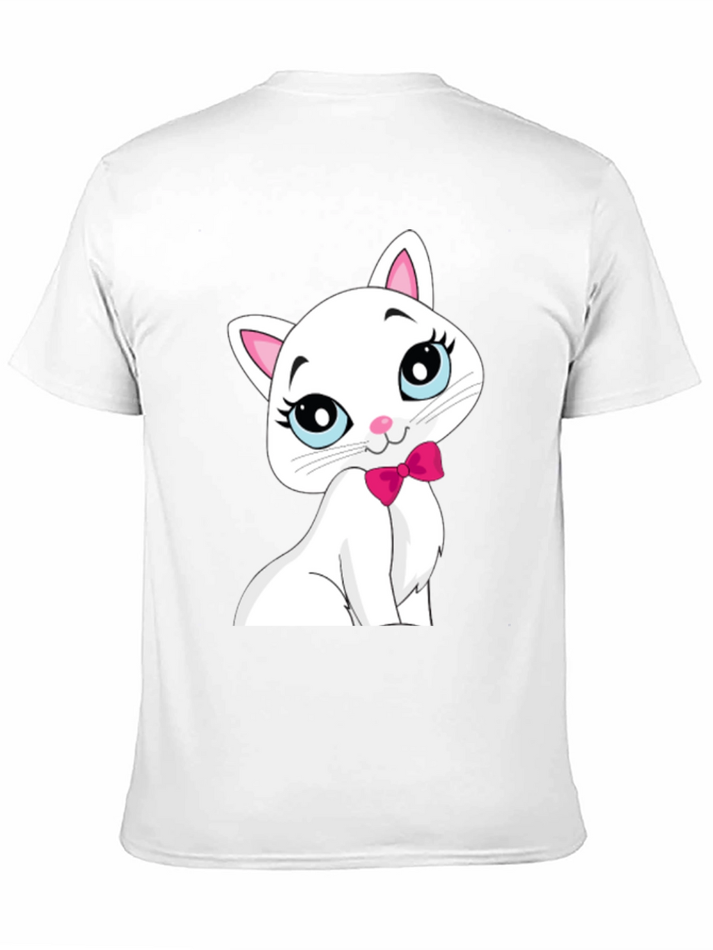 Cute White Cat T-Shirt