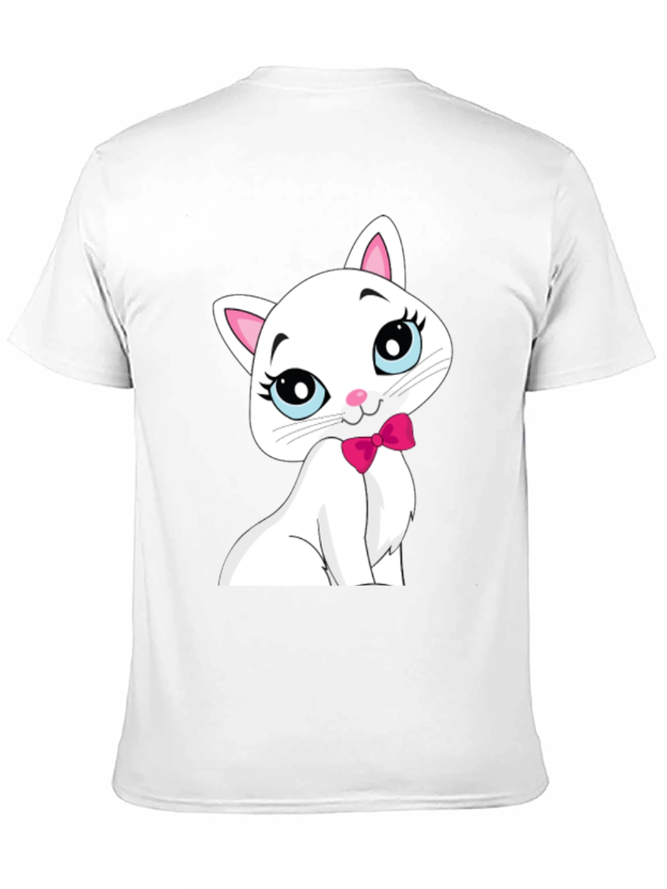 Cute White Cat T-Shirt