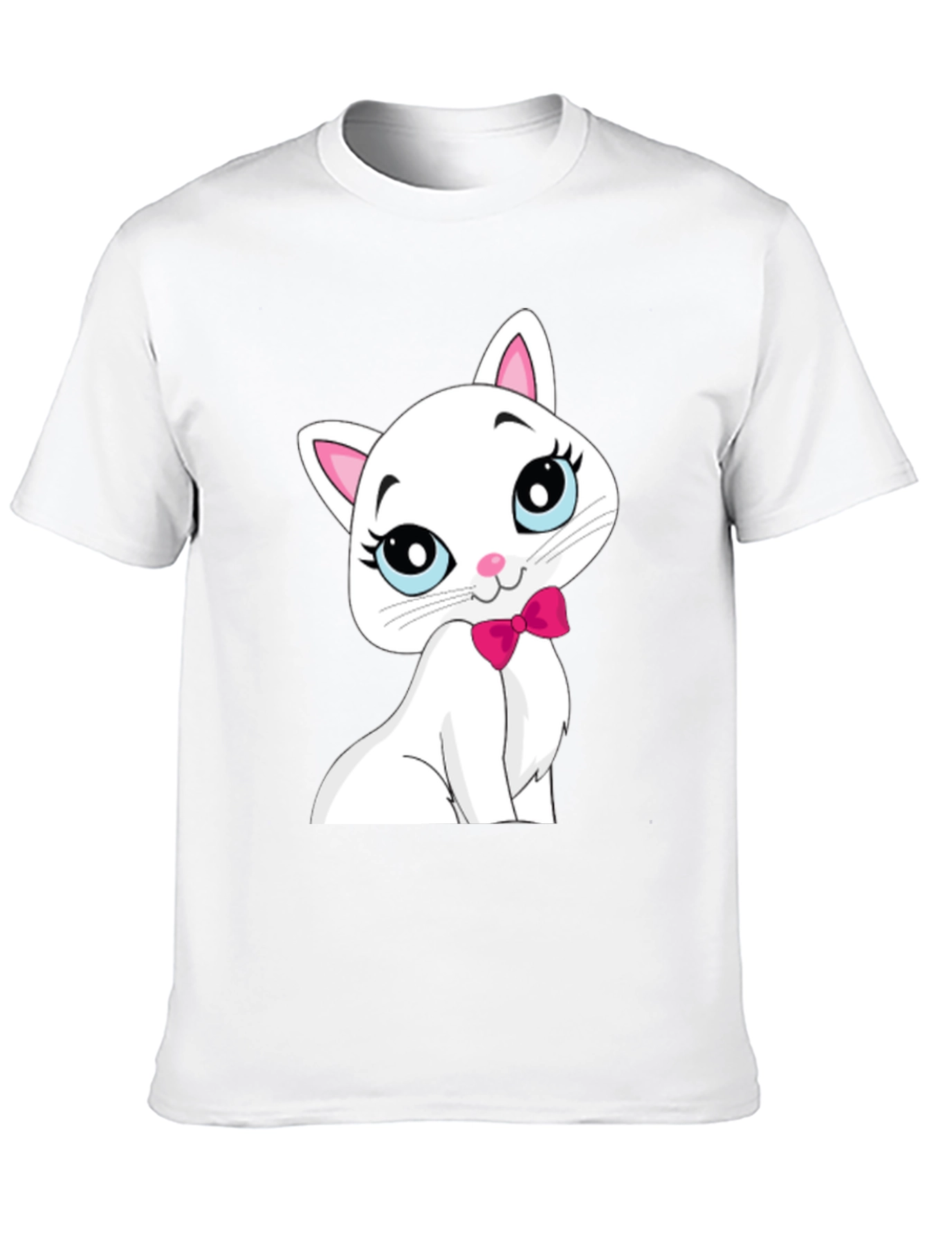 Cute White Cat T-Shirt