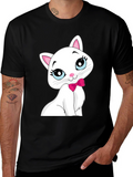 Cute White Cat T-Shirt