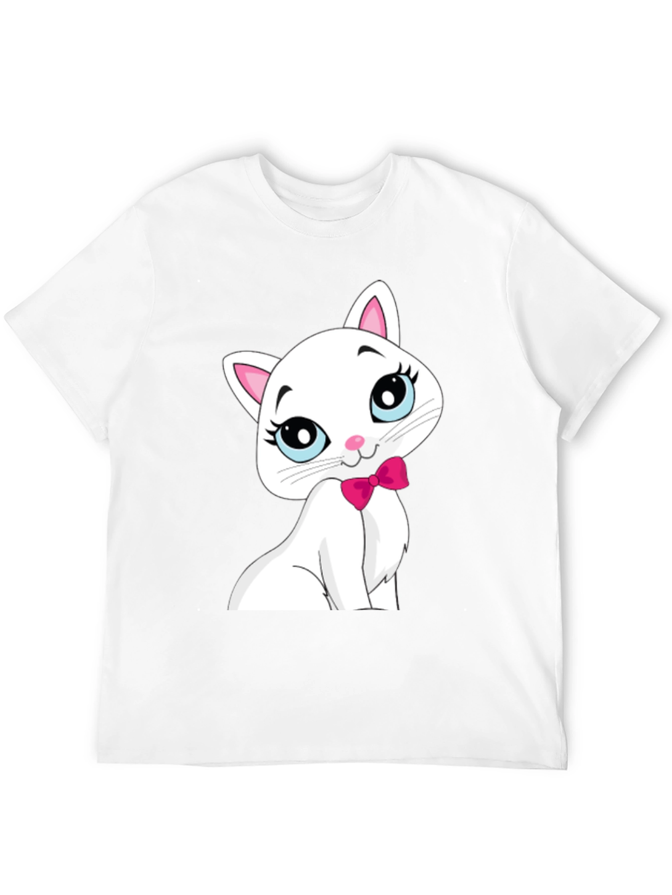 Cute White Cat T-Shirt