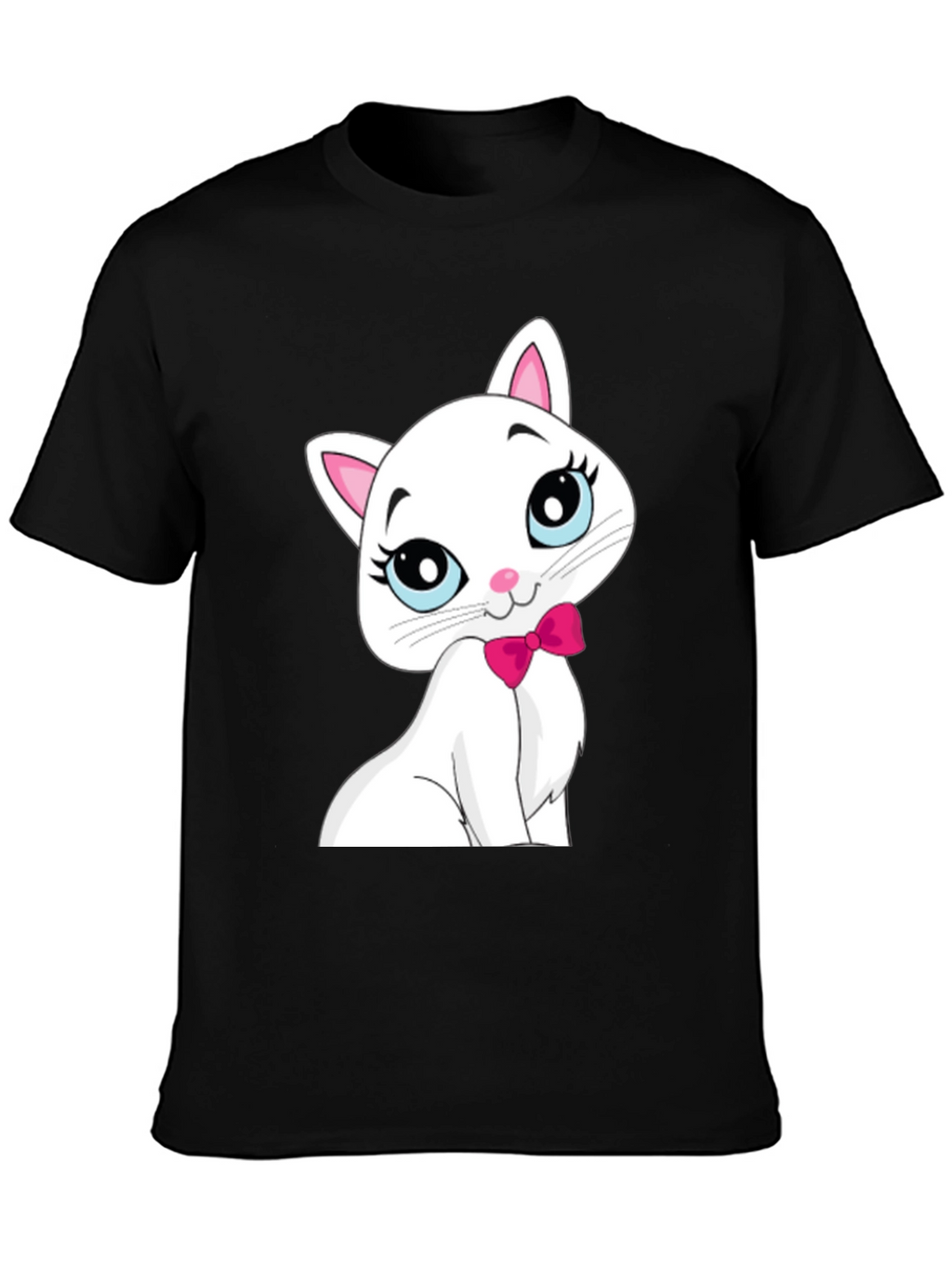 Cute White Cat T-Shirt