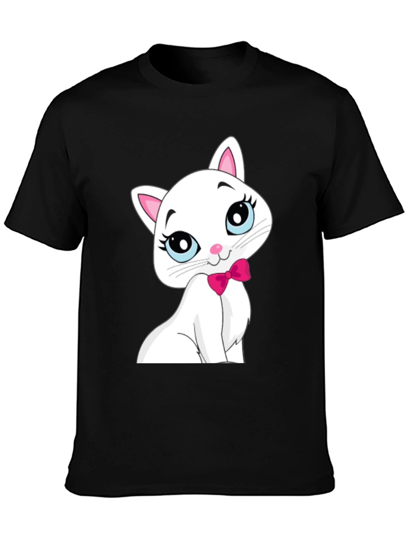 Cute White Cat T-Shirt