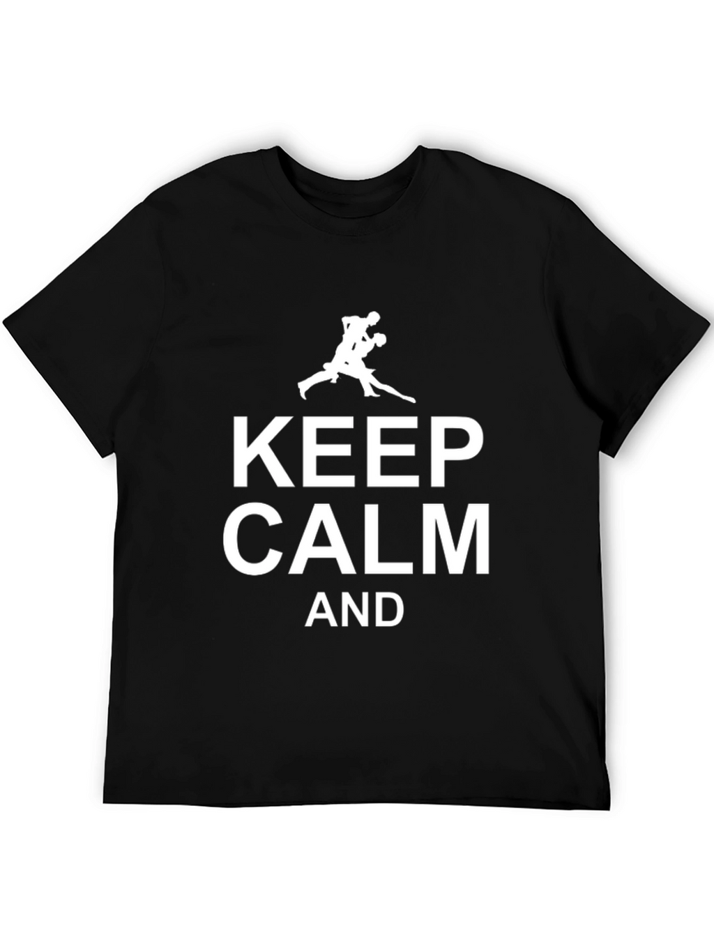 Keep Calm and Judo On - Black T-Shirt