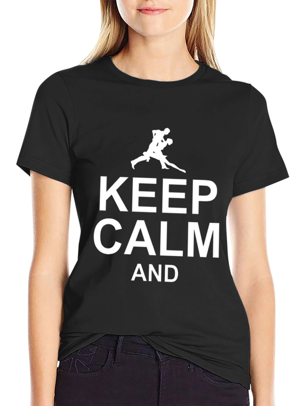 Keep Calm and Judo On - Black T-Shirt