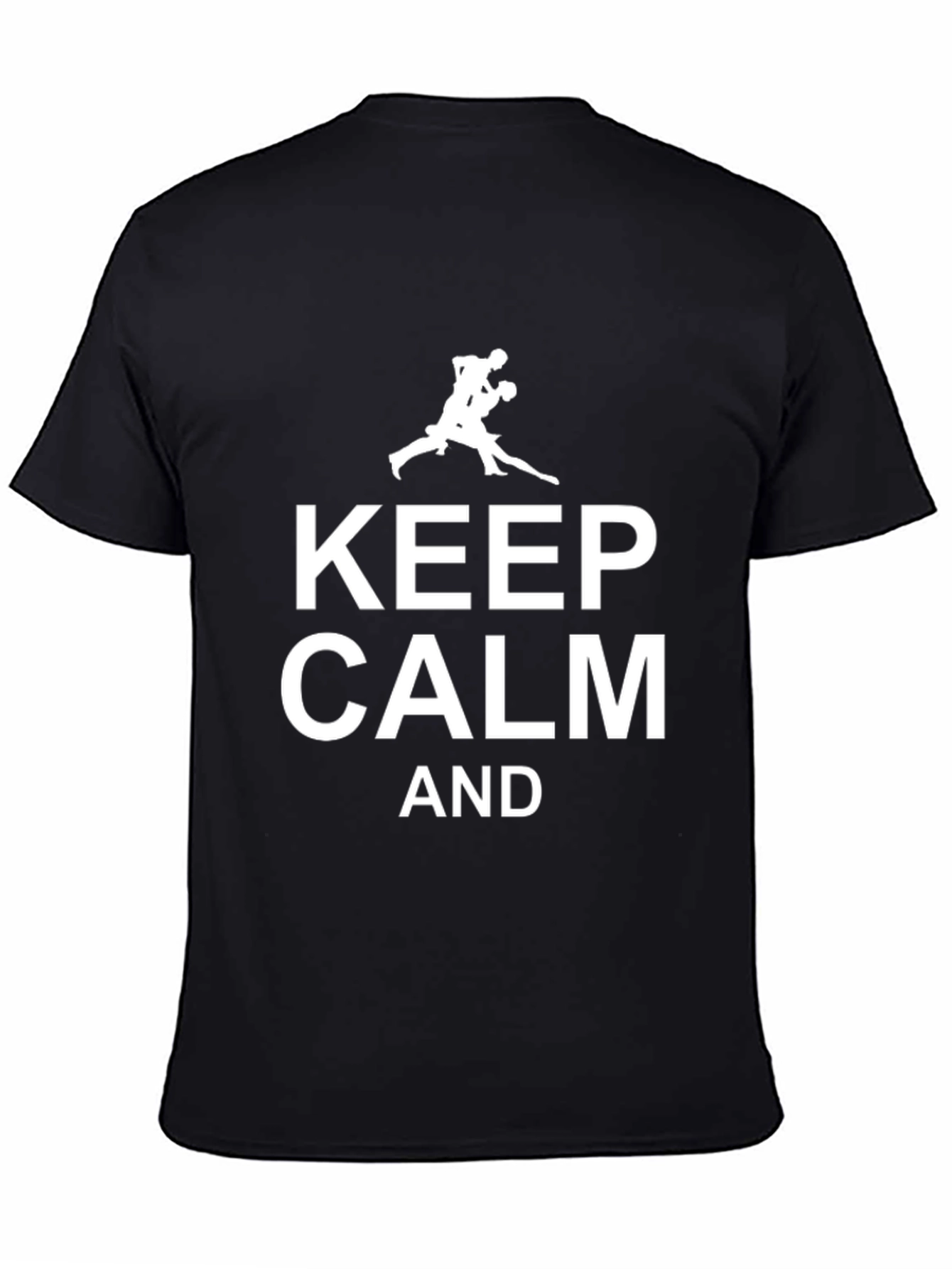 Keep Calm and Judo On - Black T-Shirt