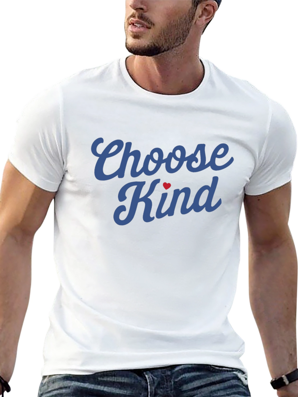 Choose Kind Heart T-Shirt - Inspirational Graphic Tee