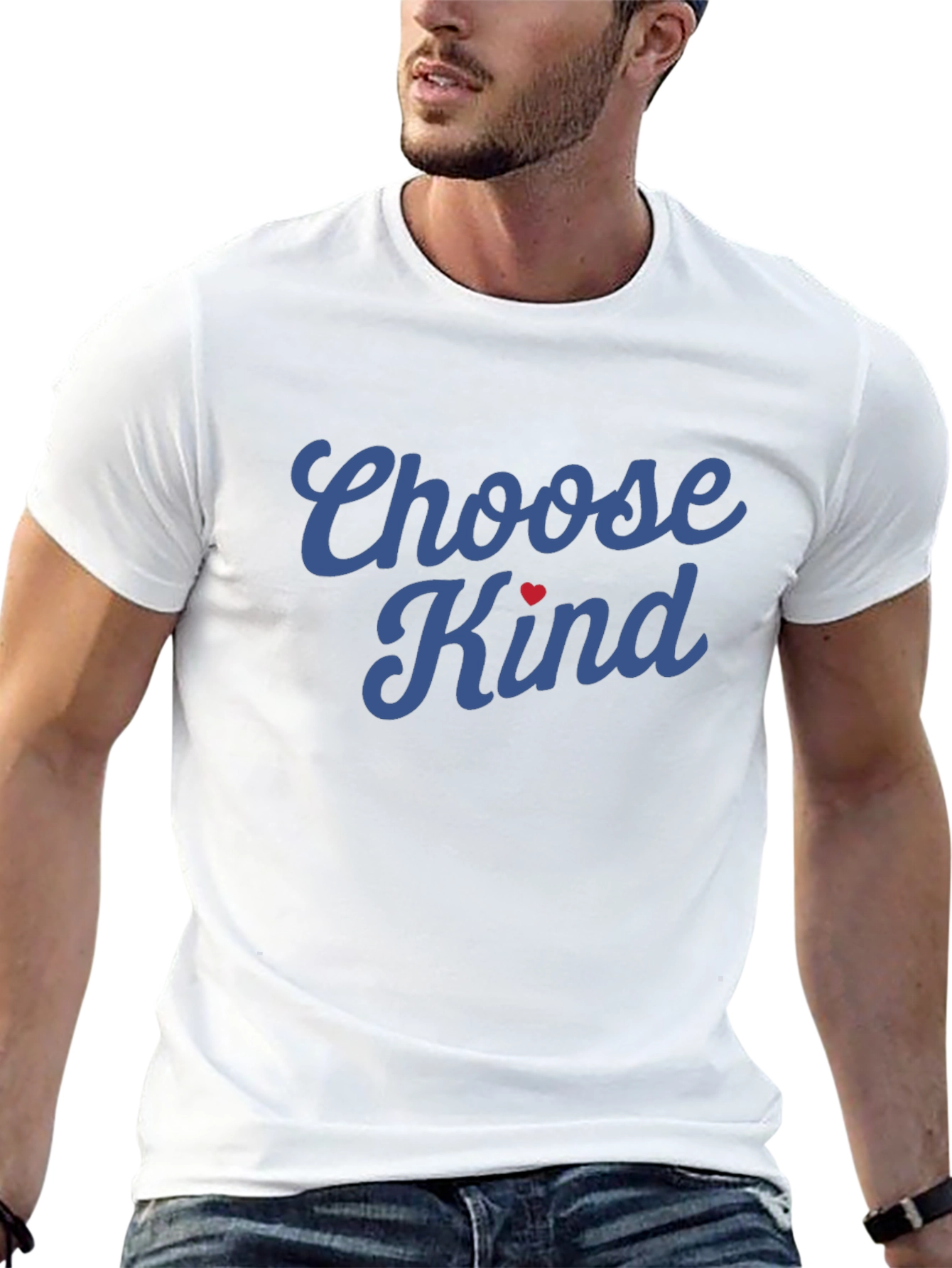 Choose Kind Heart T-Shirt - Inspirational Graphic Tee