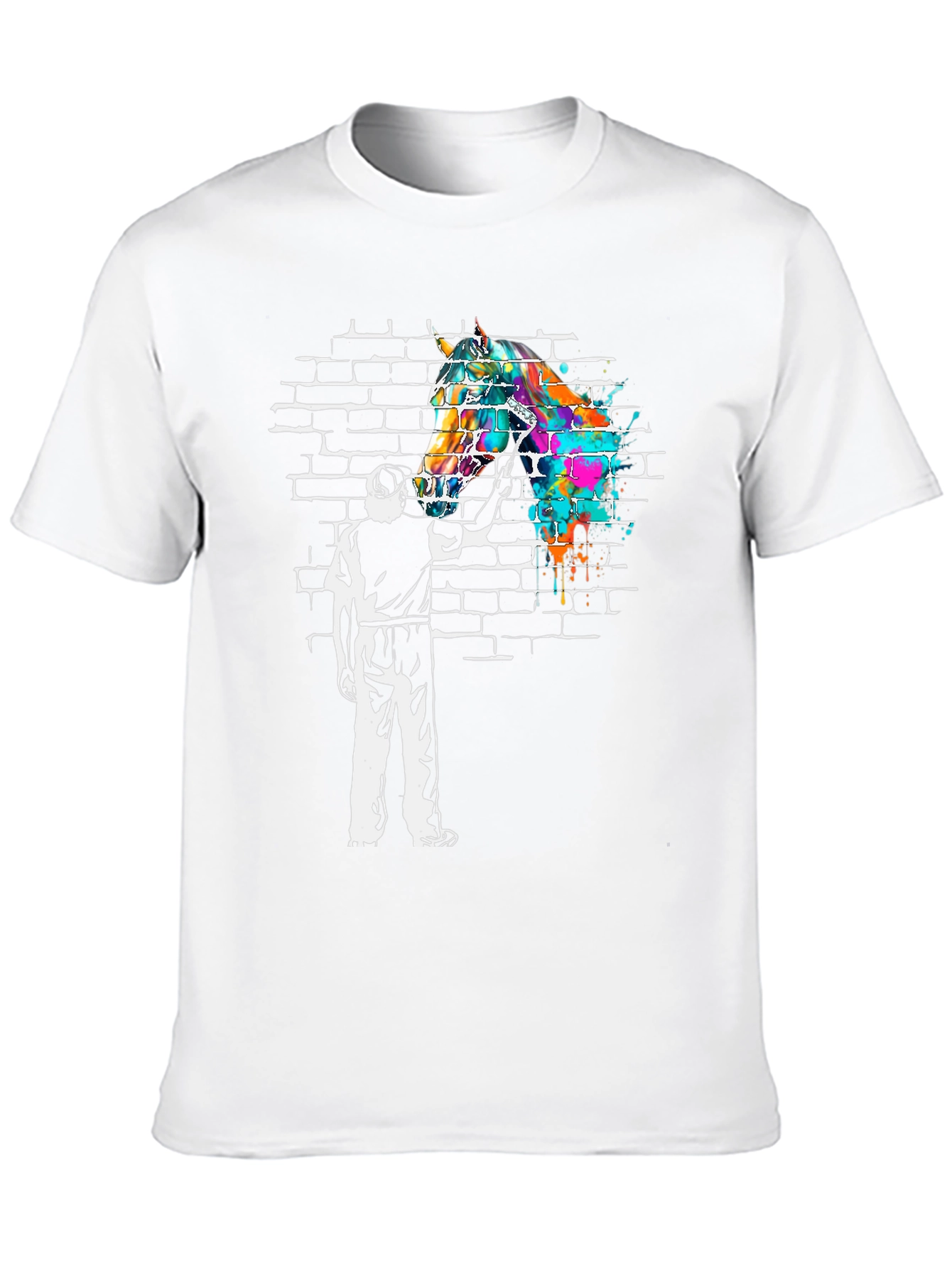 Abstract Horse Graffiti Tee