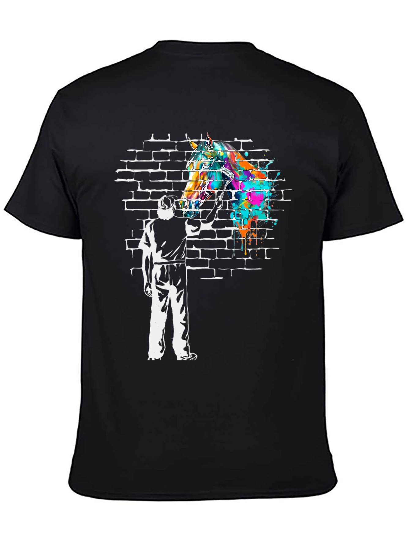 Abstract Horse Graffiti Tee