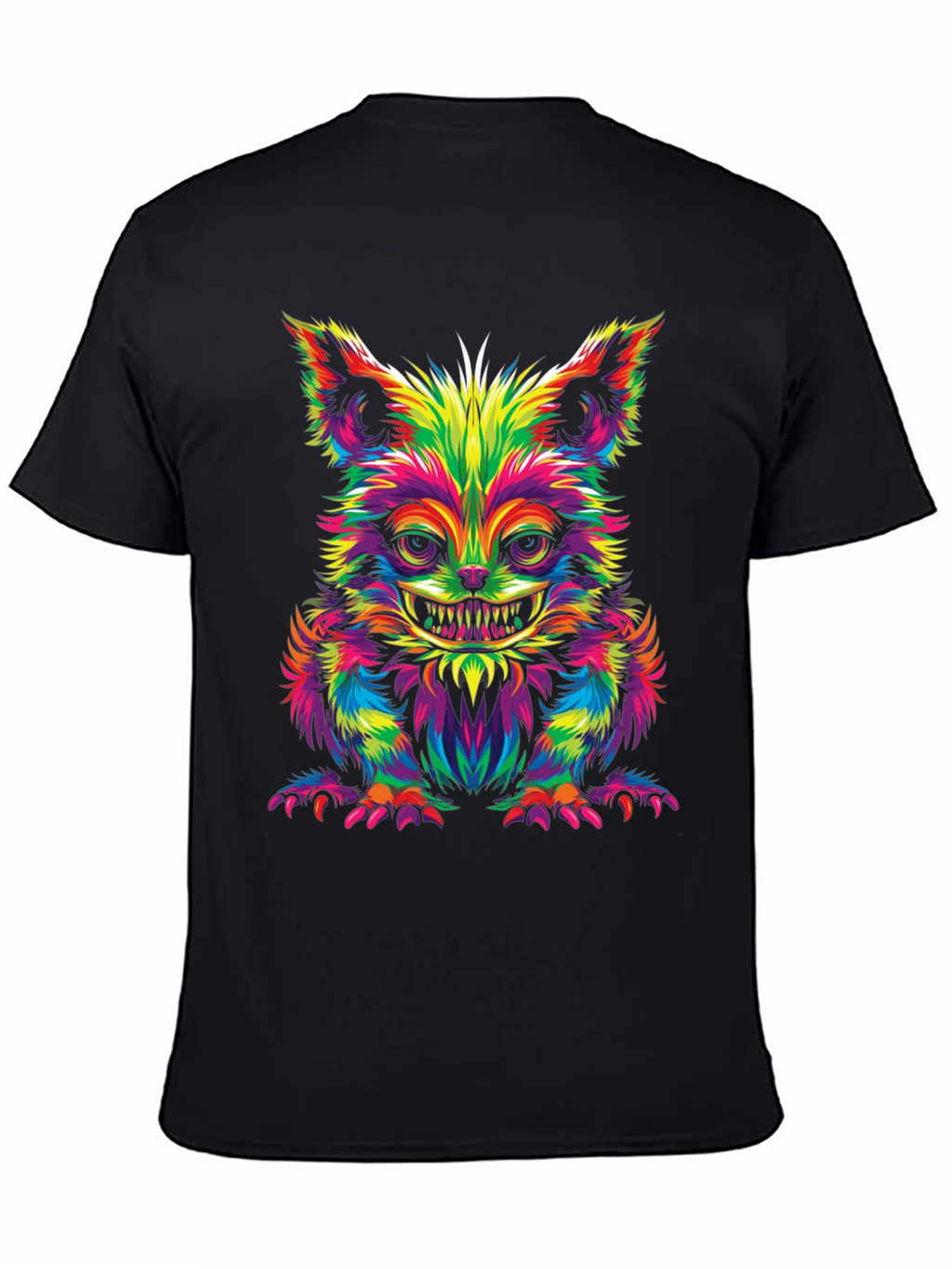 Psychedelic Cheshire Cat Graphic Tee
