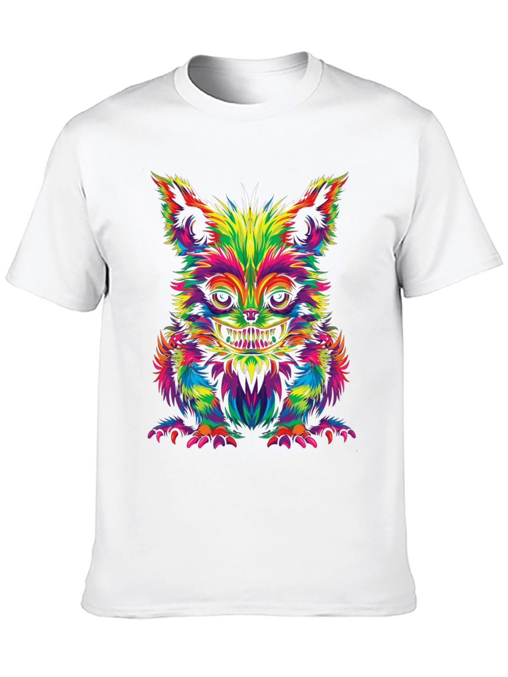 Psychedelic Cheshire Cat Graphic Tee