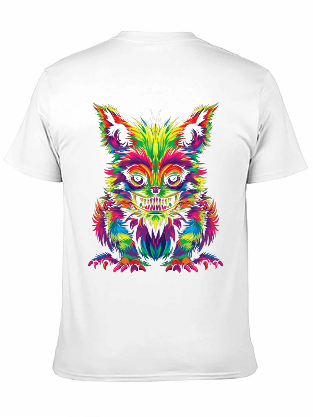 Psychedelic Cheshire Cat Graphic Tee