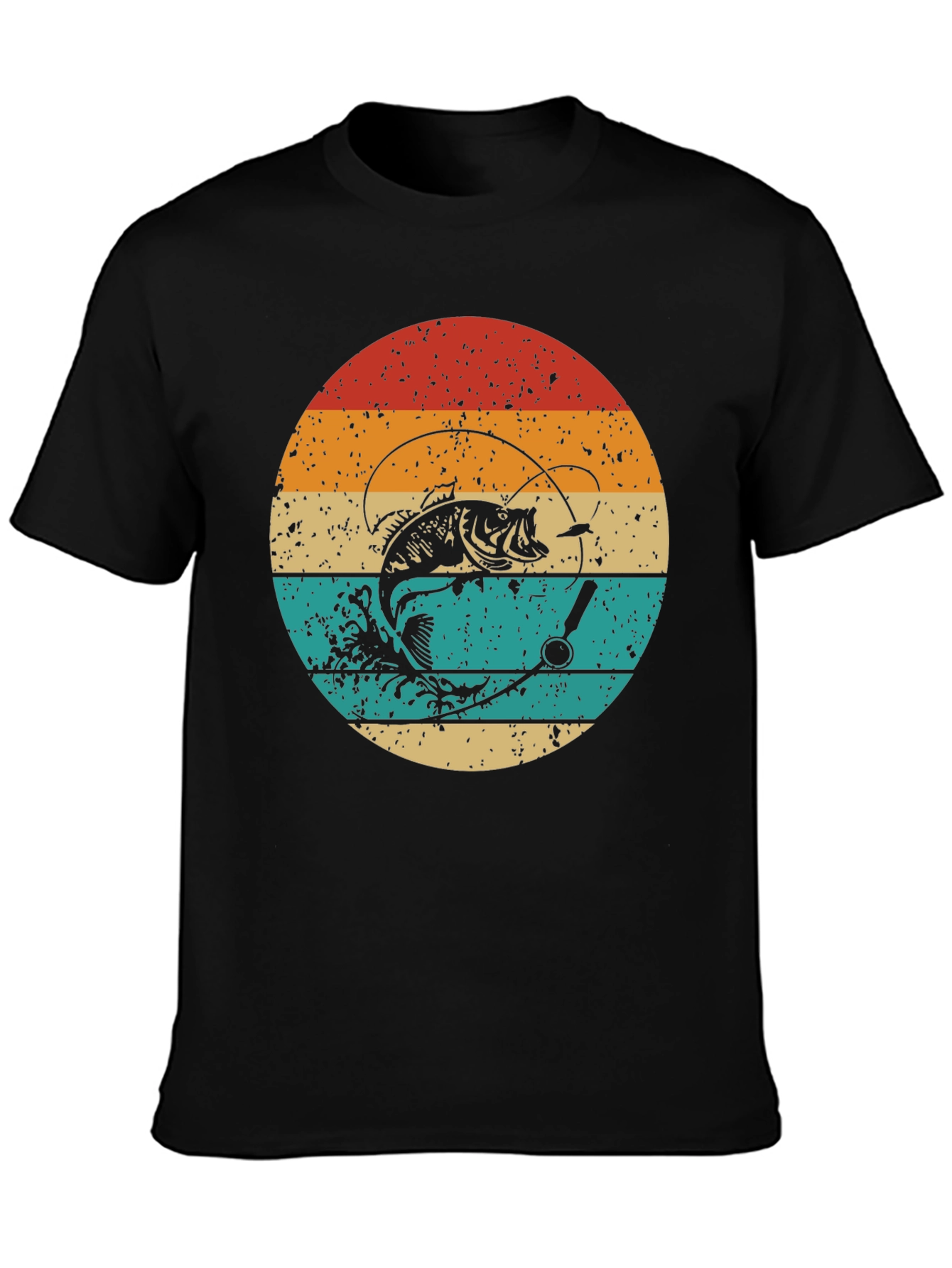 Vintage Bass Fishing Graphic Tee