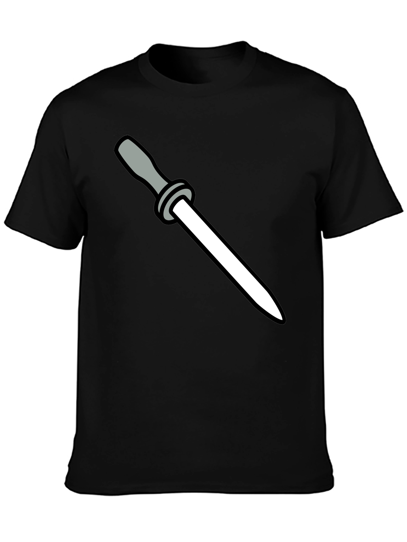 Knife Sharpening Steel Graphic T-Shirt