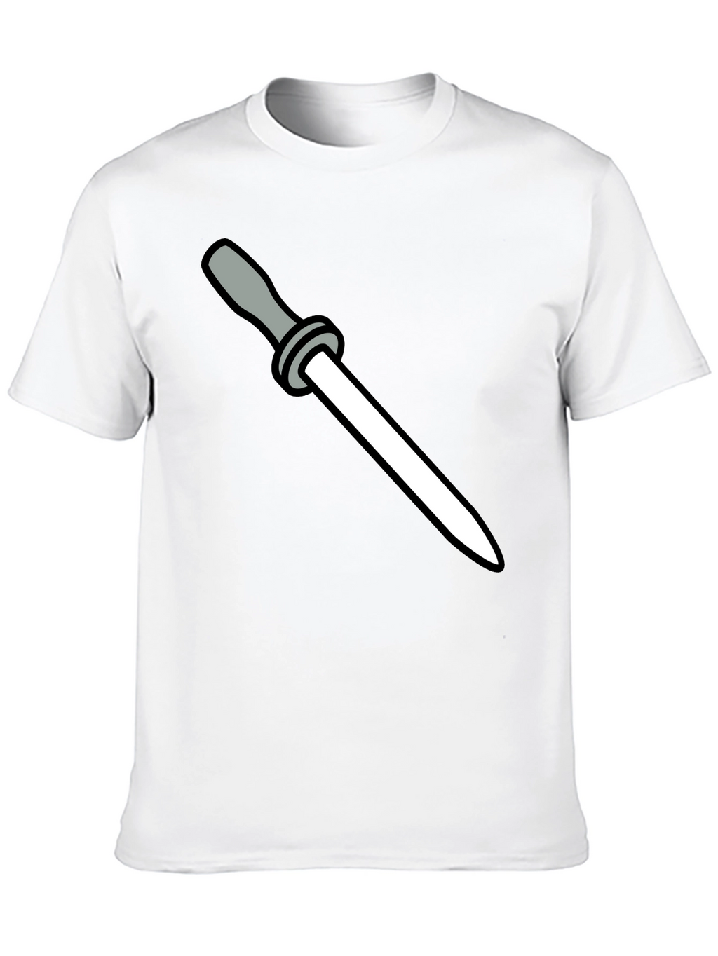 Knife Sharpening Steel Graphic T-Shirt