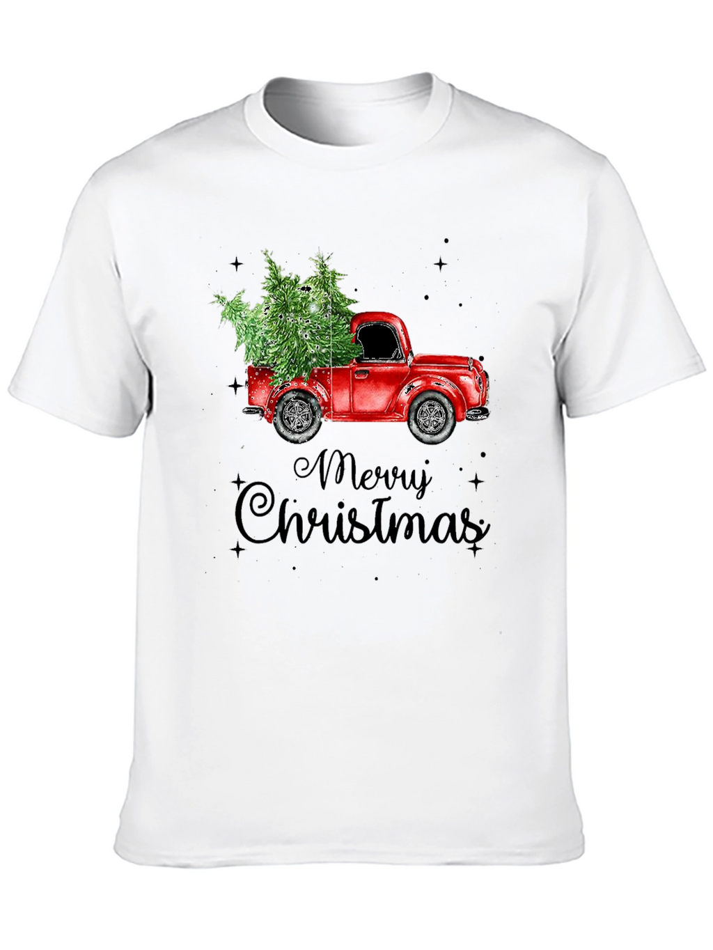 Merry Christmas Red Truck T-Shirt