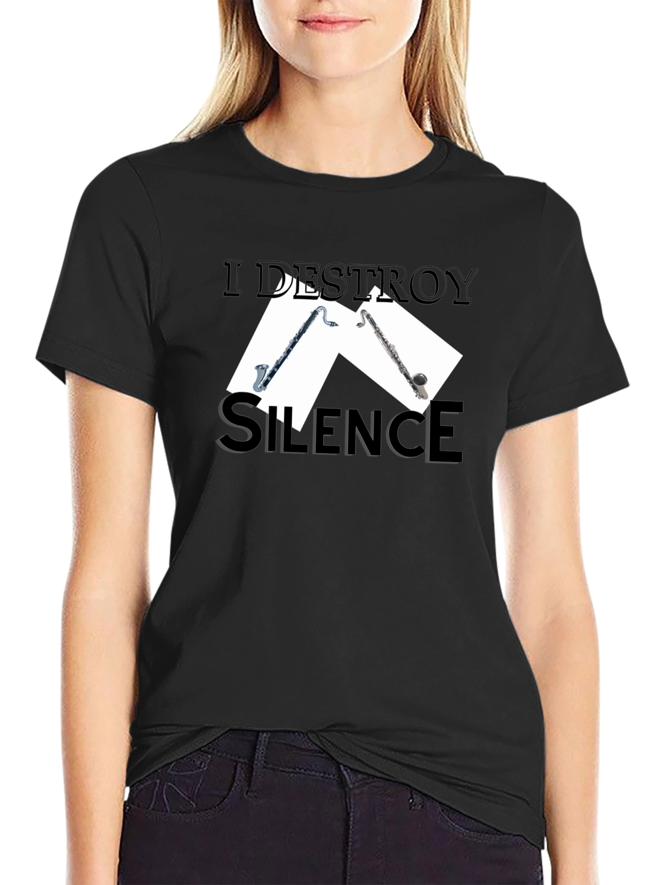 I Destroy Silence Musician T-Shirt