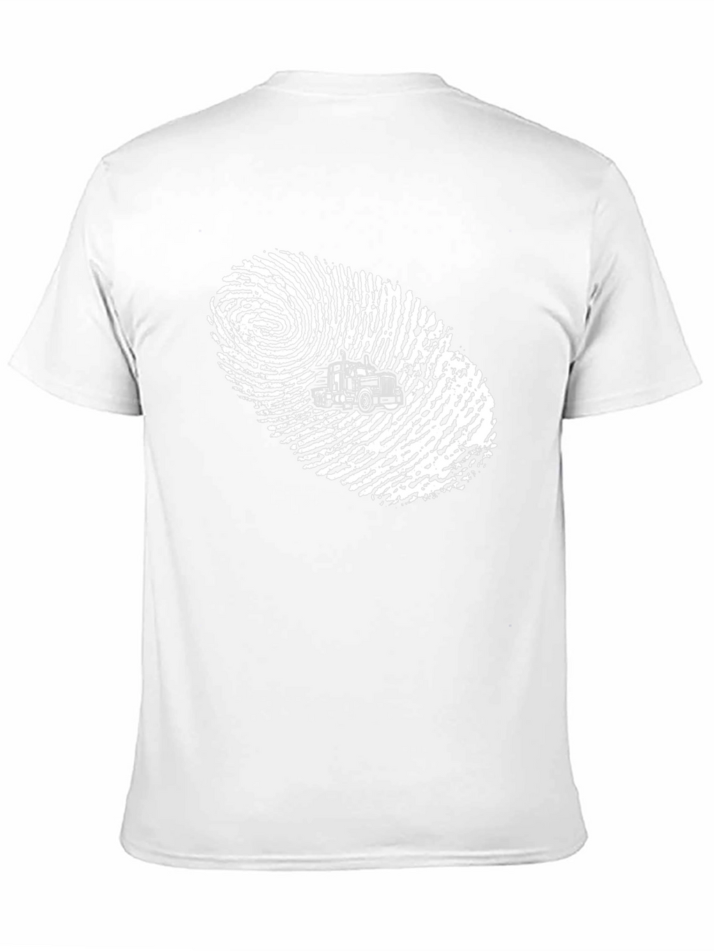 Trucker Fingerprint Graphic T-Shirt