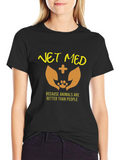 Vet Med Animal Lover Graphic Tee