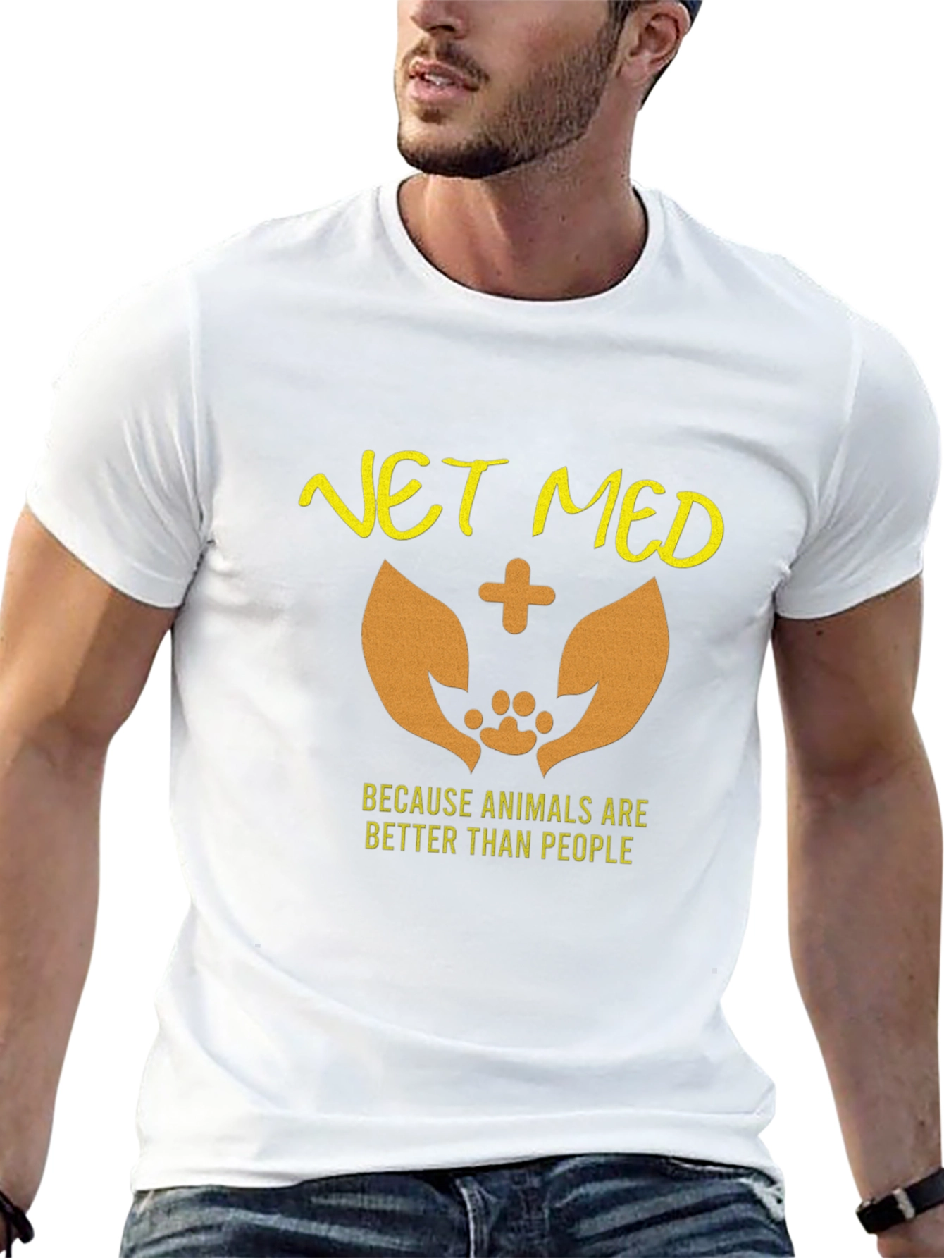 Vet Med Animal Lover Graphic Tee