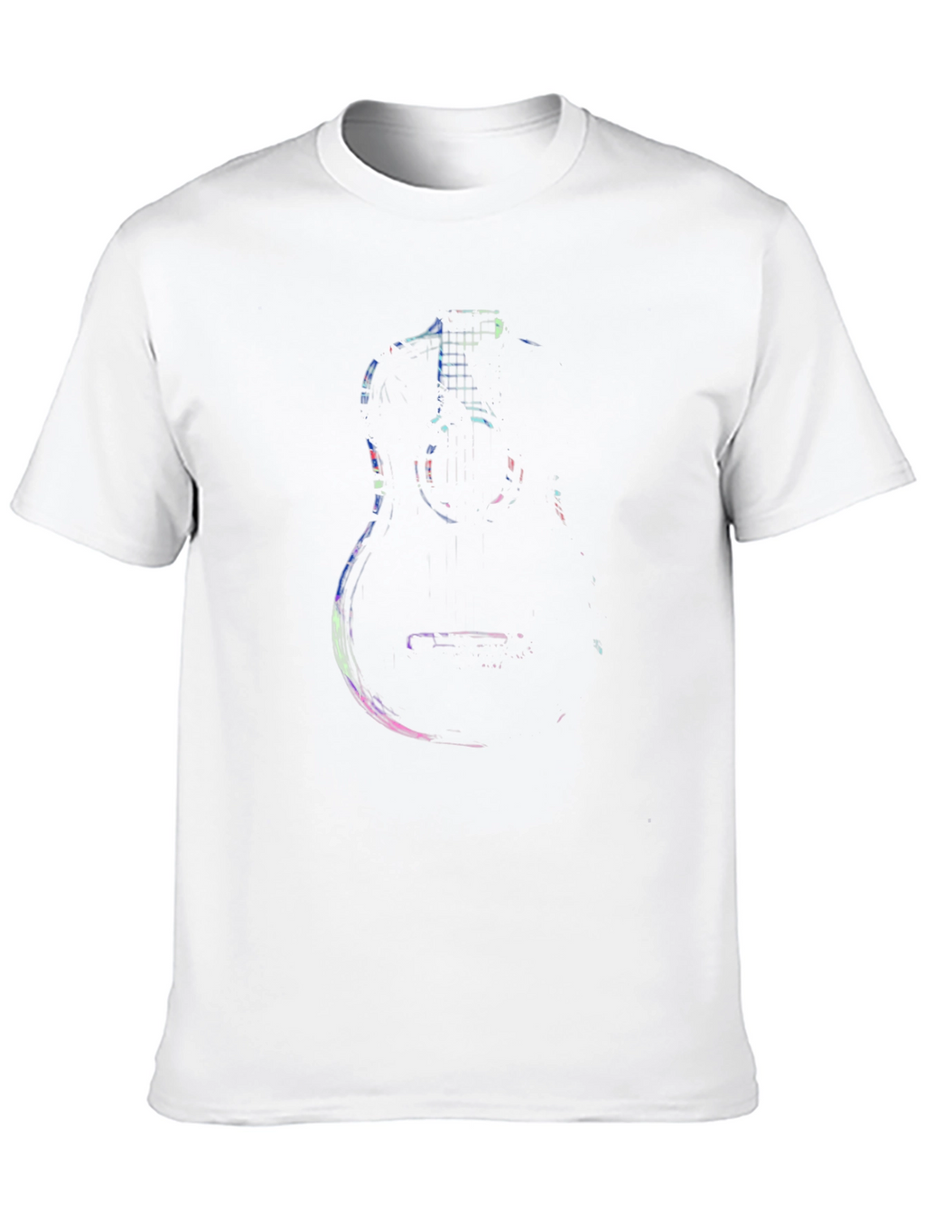 Guitar Graphic Black Tee - Music Lovers Essential