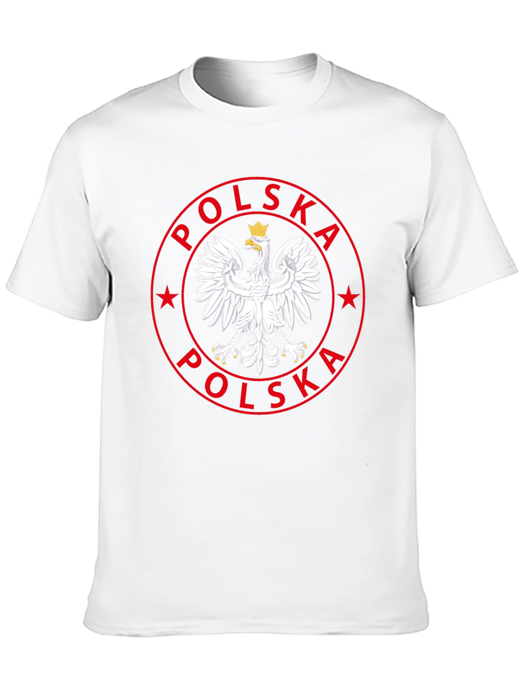 Poland Eagle Emblem Black T-Shirt
