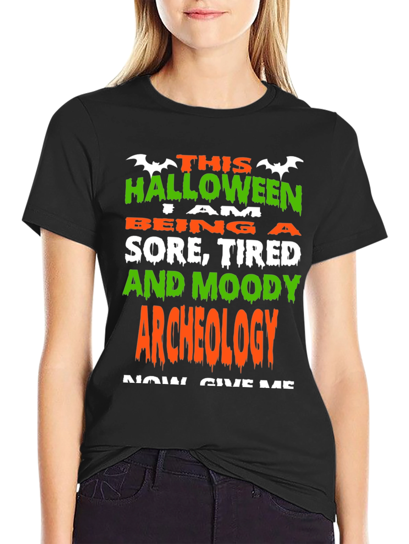Halloween Archeology Graphic Tee - Sore Tired & Moody