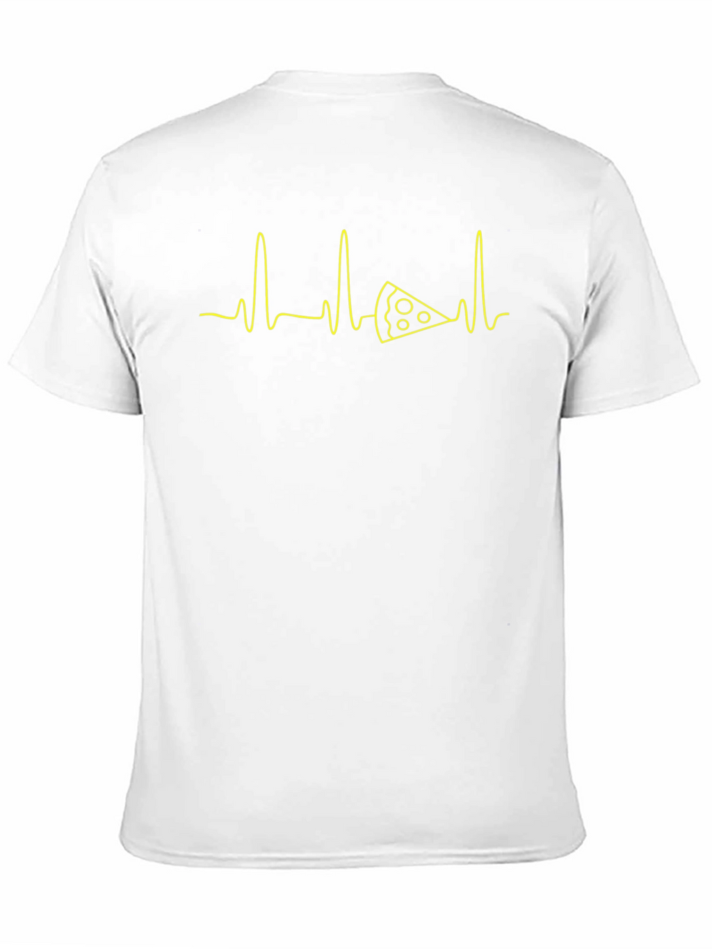 Pizza Heartbeat Graphic Tee - Foodie T-Shirt