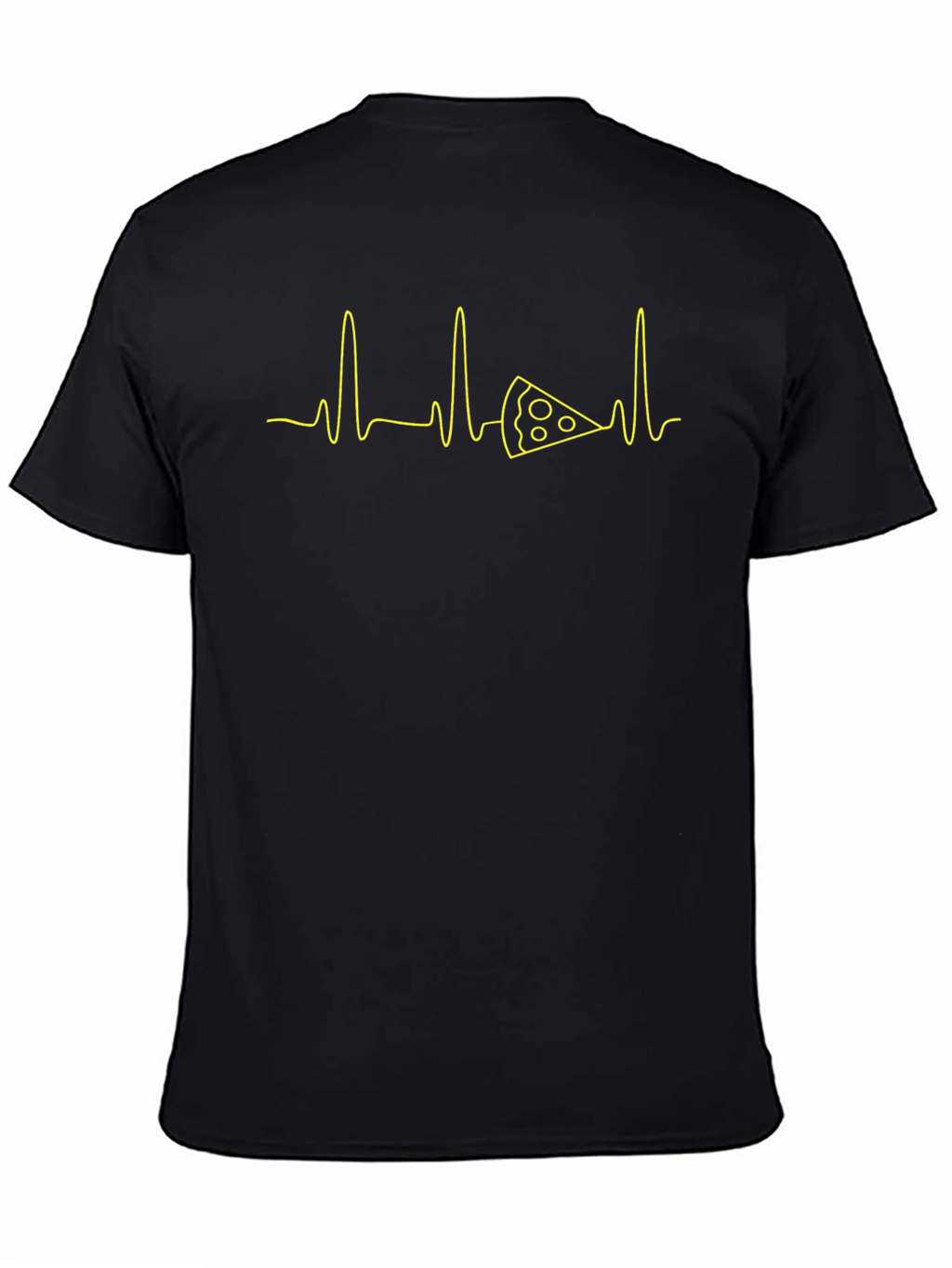 Pizza Heartbeat Graphic Tee - Foodie T-Shirt