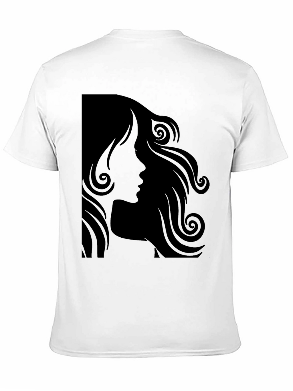 Silhouette Hairstyle T-Shirt - Modern Graphic Tee
