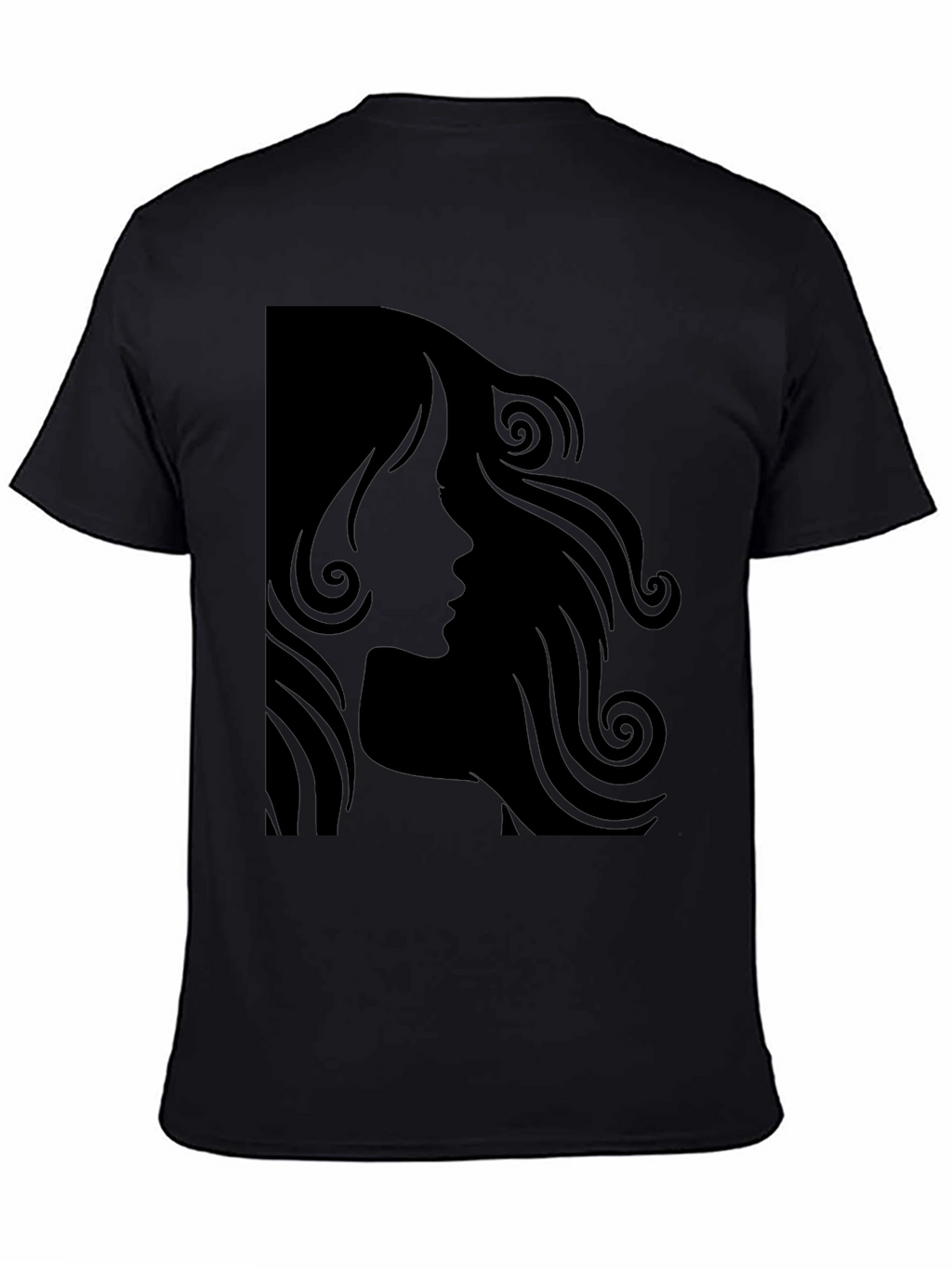 Silhouette Hairstyle T-Shirt - Modern Graphic Tee