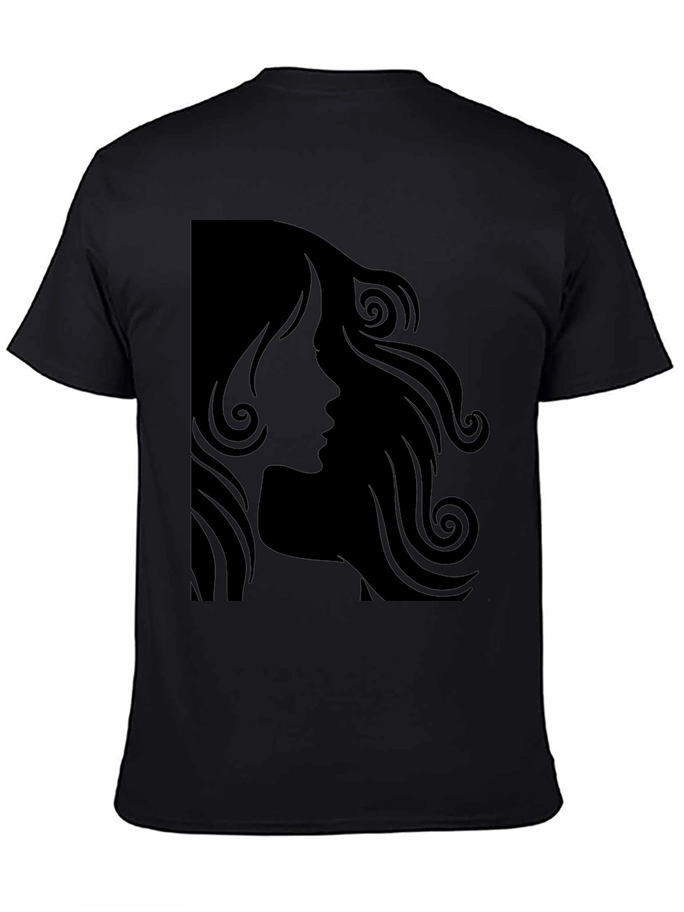 Silhouette Hairstyle T-Shirt - Modern Graphic Tee