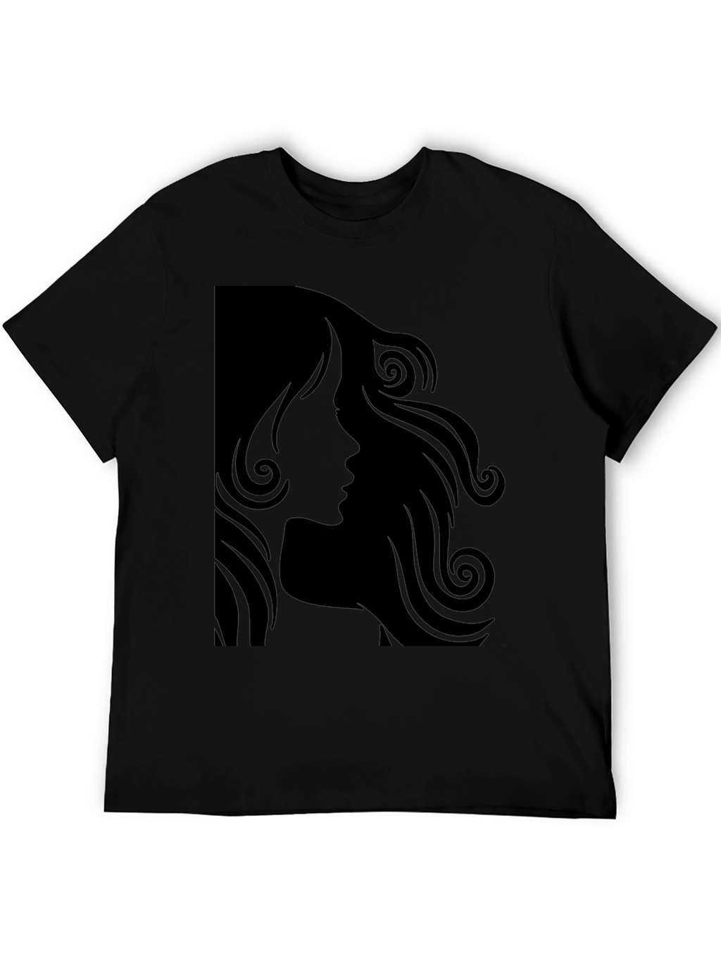 Silhouette Hairstyle T-Shirt - Modern Graphic Tee