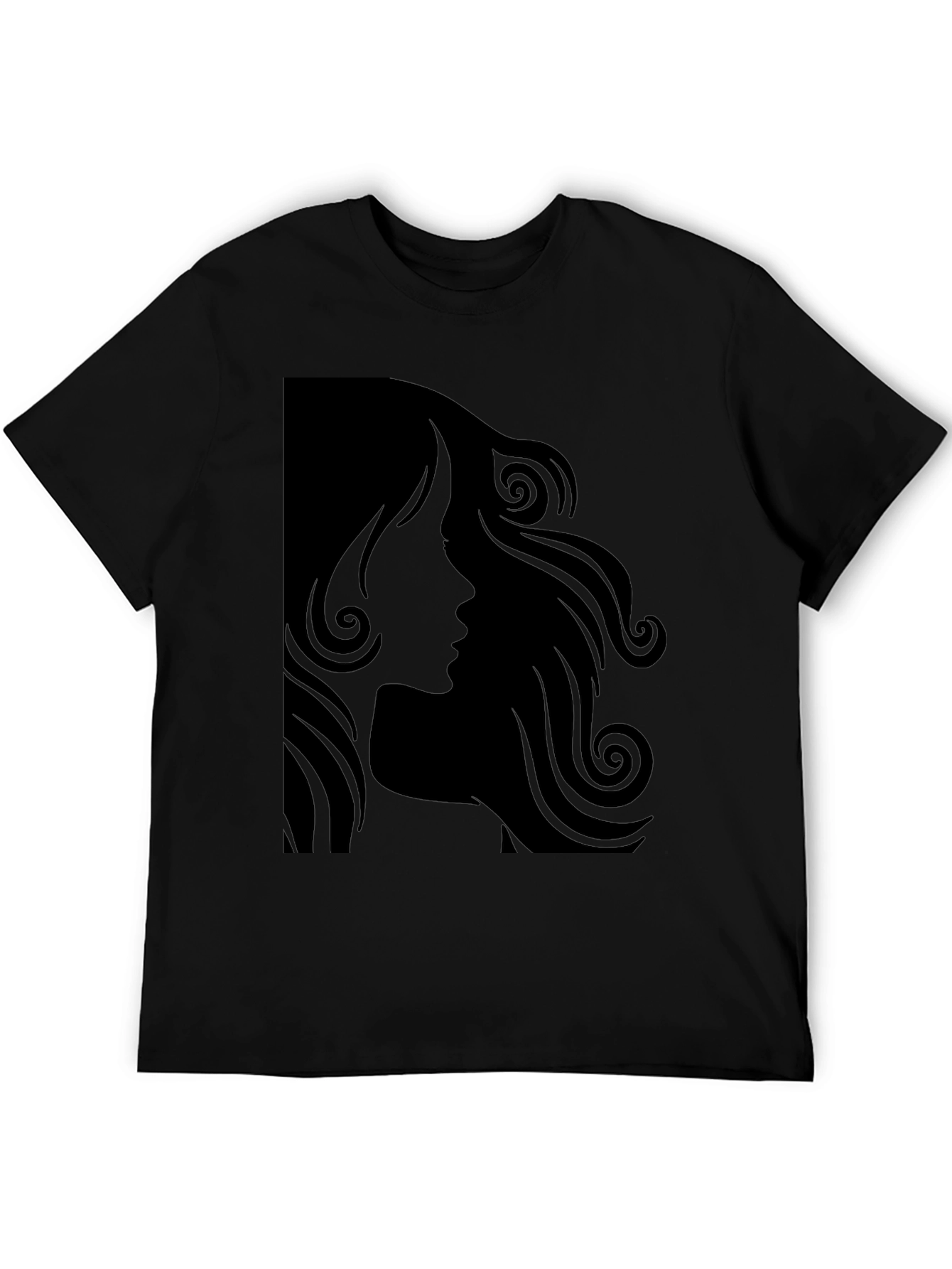 Silhouette Hairstyle T-Shirt - Modern Graphic Tee