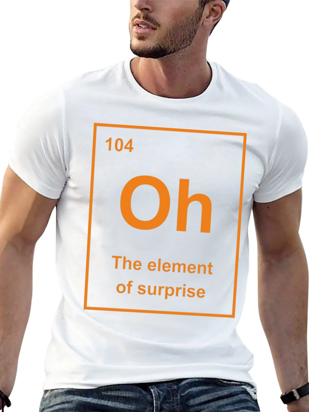 Element of Surprise Graphic T-Shirt Funny Science Tee