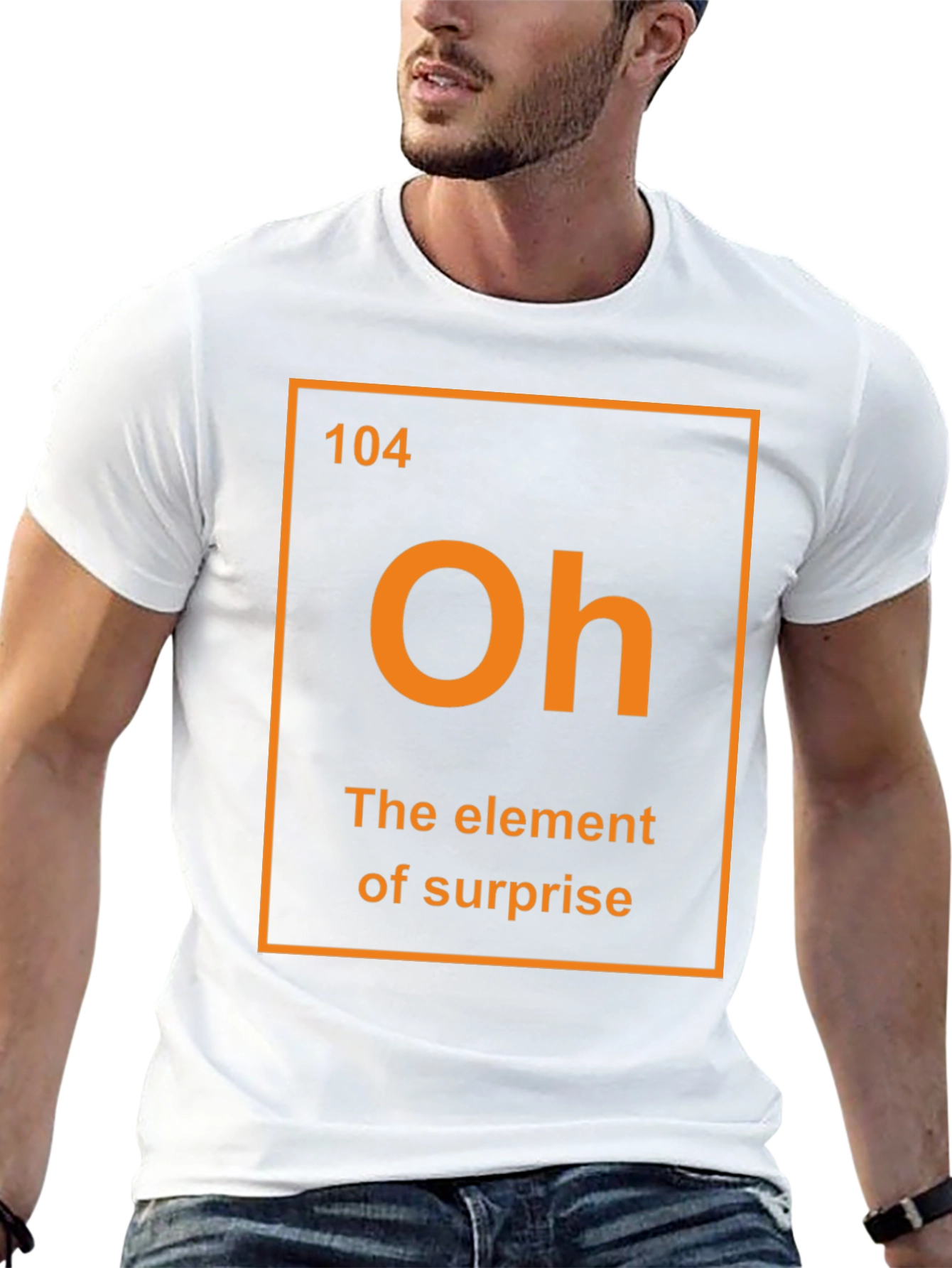 Element of Surprise Graphic T-Shirt Funny Science Tee