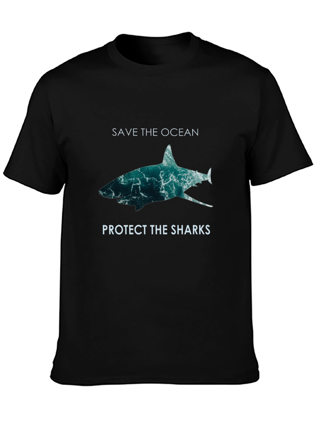 Save the Ocean Protect Sharks Graphic Tee