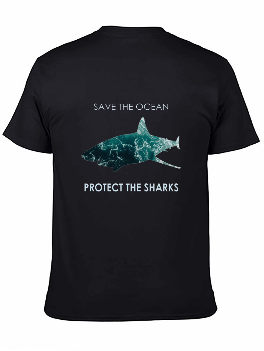 Save the Ocean Protect Sharks Graphic Tee