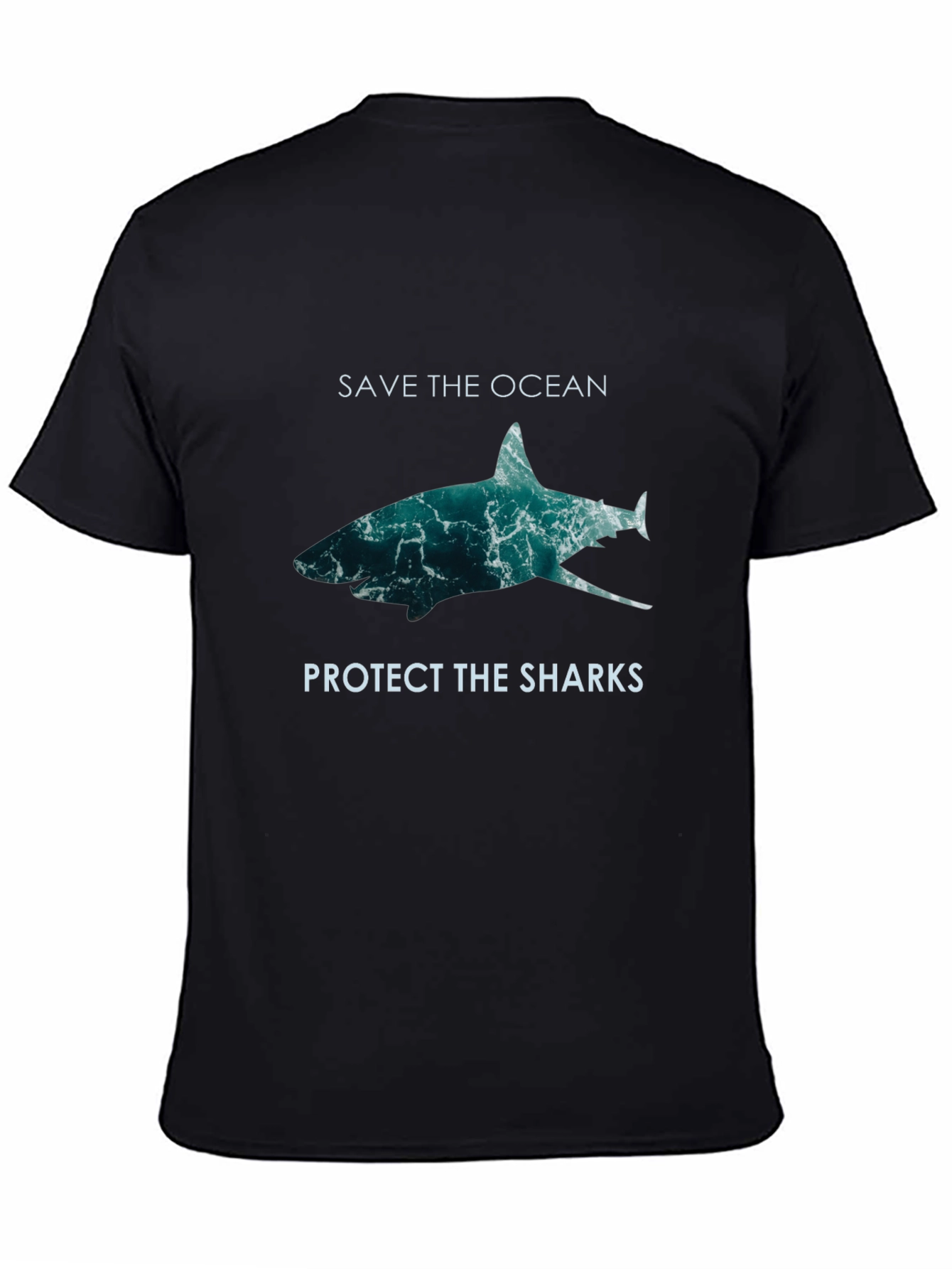 Save the Ocean Protect Sharks Graphic Tee