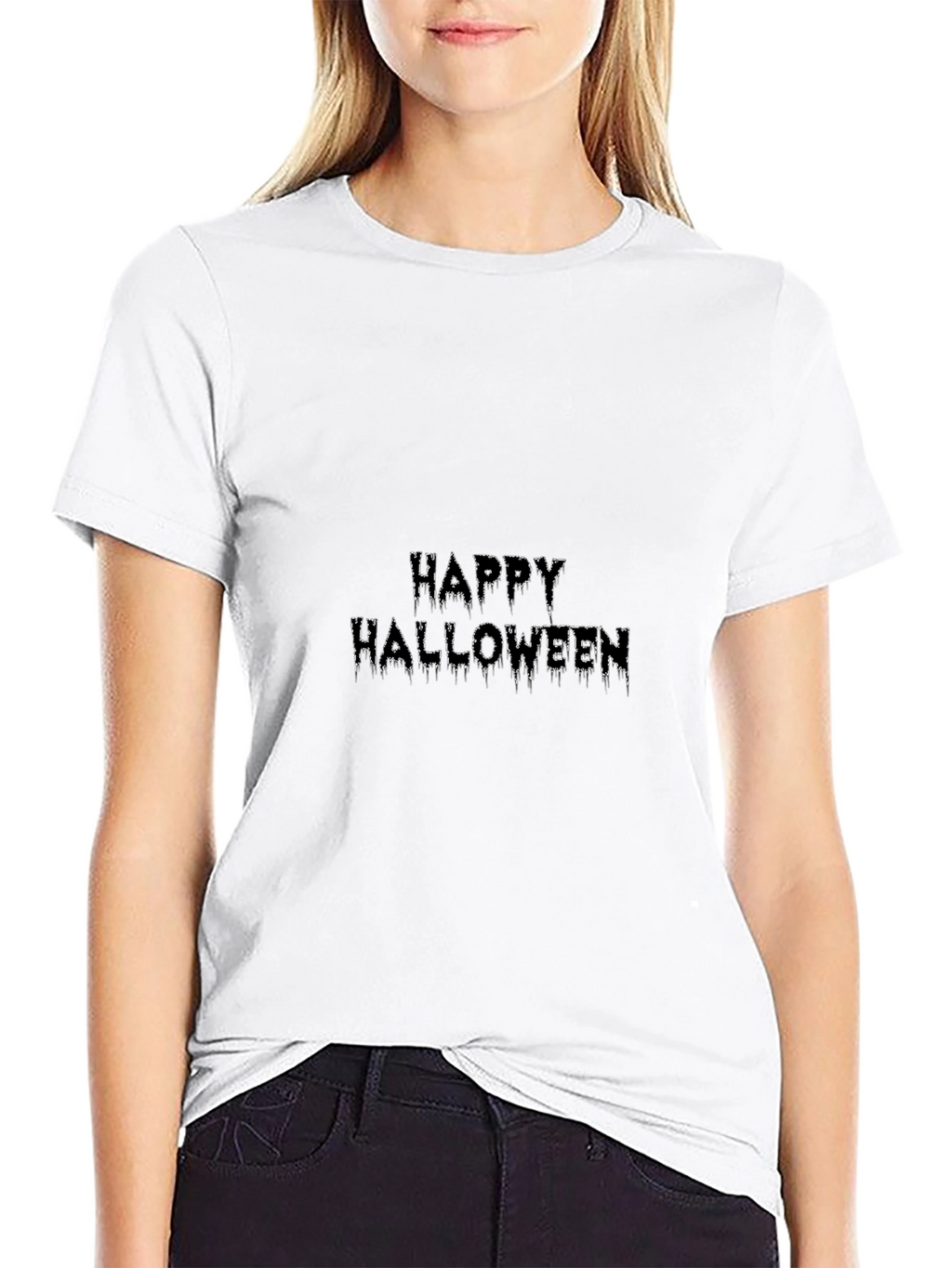 Happy Halloween Black T-Shirt