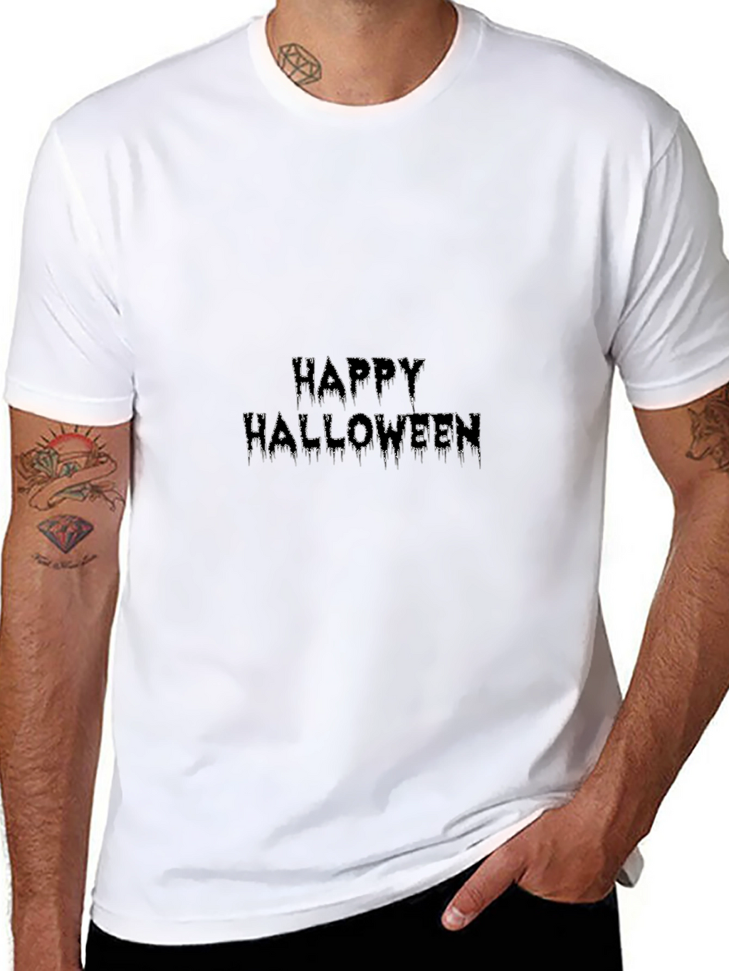 Happy Halloween Black T-Shirt