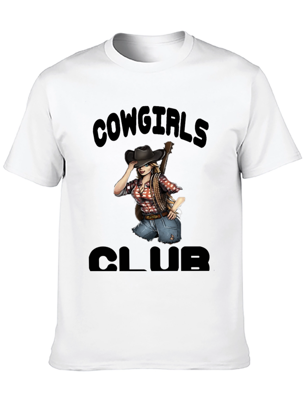 Cowgirls Club Black Graphic Tee