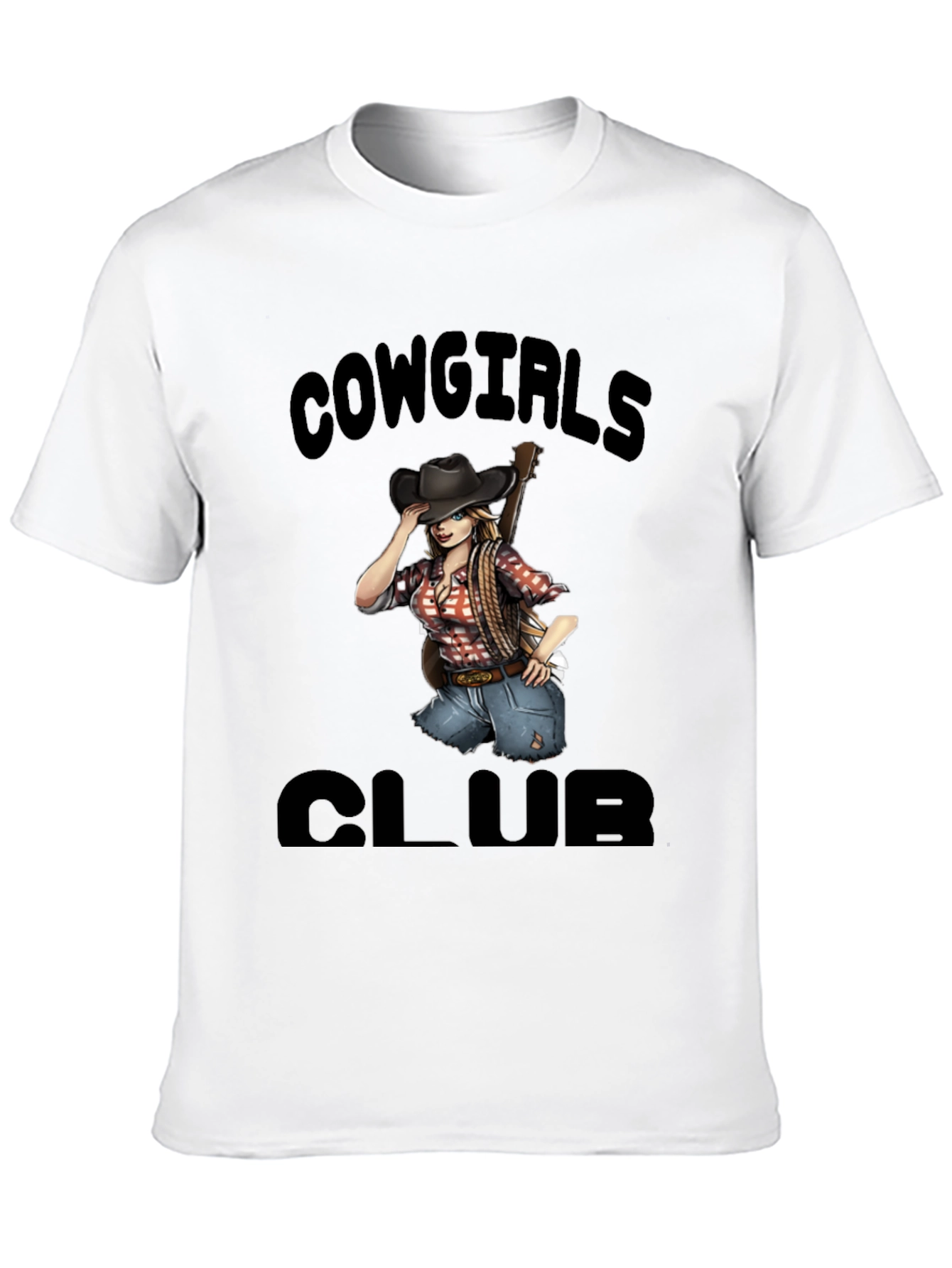 Cowgirls Club Black Graphic Tee