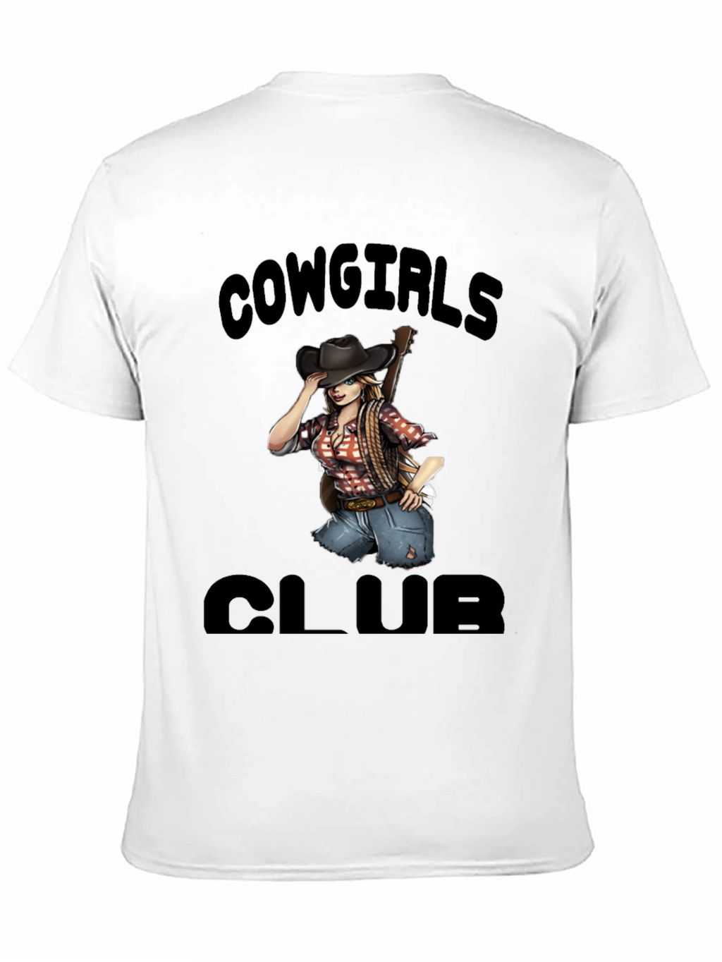 Cowgirls Club Black Graphic Tee