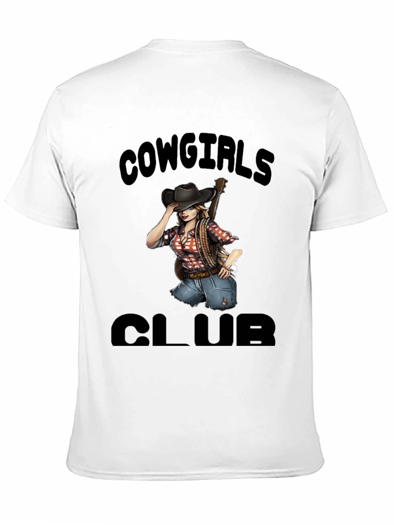 Cowgirls Club Black Graphic Tee