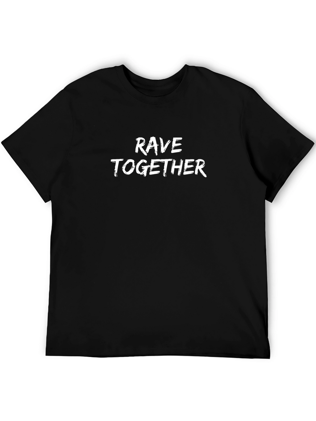 Rave Together Black T-Shirt - Stylish Graphic Tee