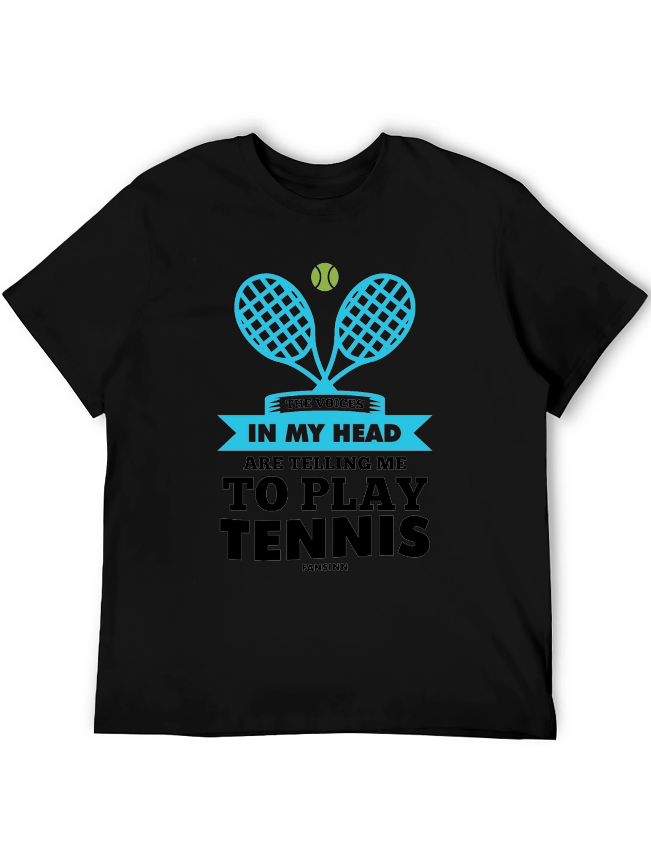 Tennis Lover Graphic T-Shirt - The Voices in My Head Tee